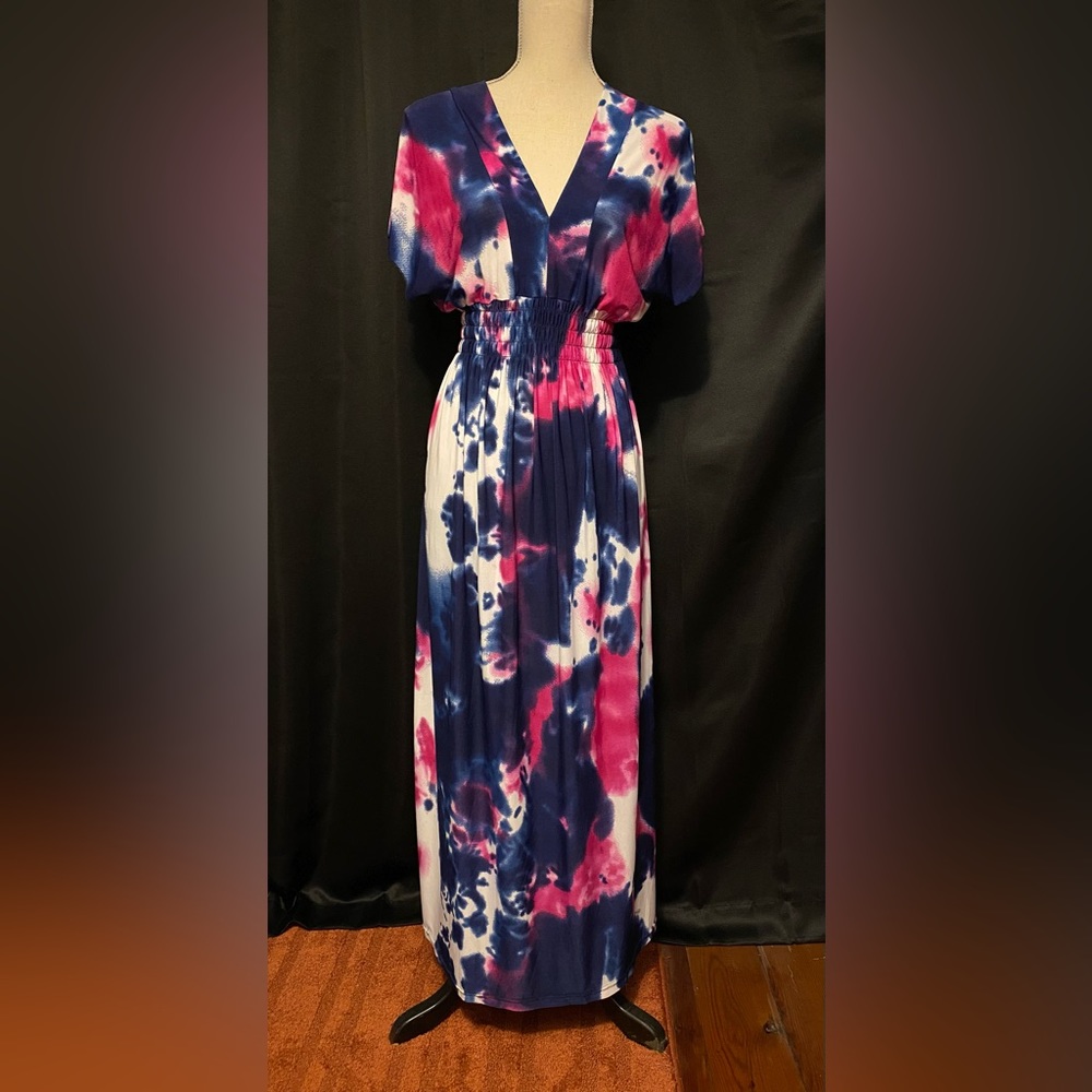 Beach Cover-up Maxi Dress, Size XL